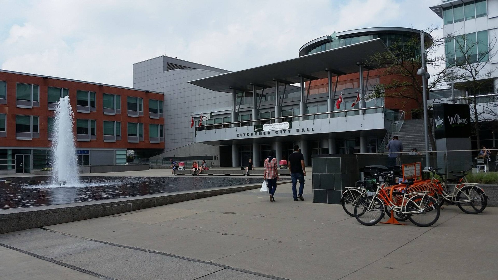 Kitchener City Hall in downtown Kitchener